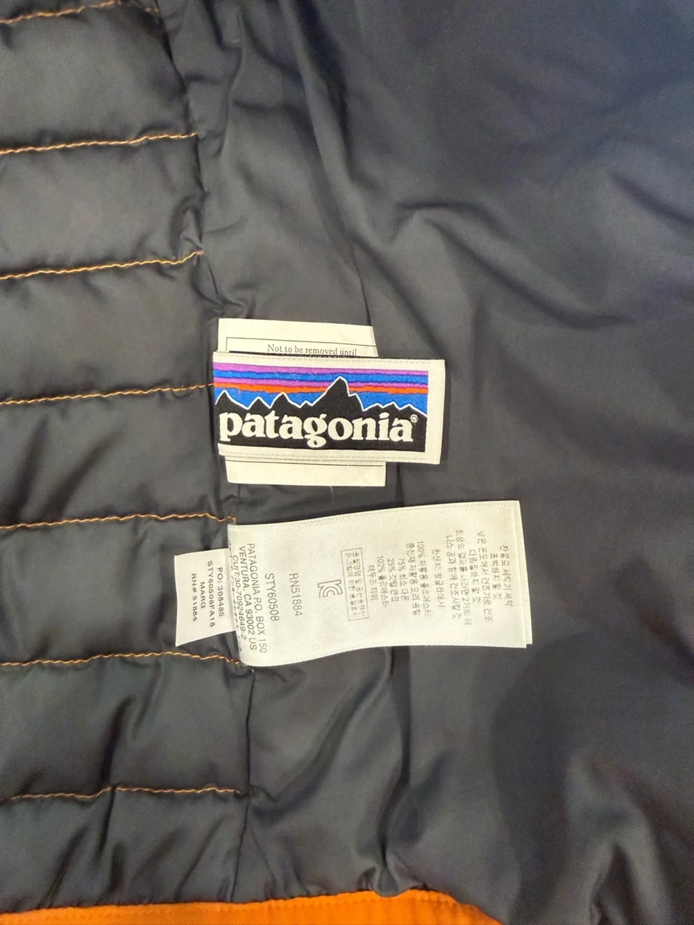 Patagonia baby down sweater vest